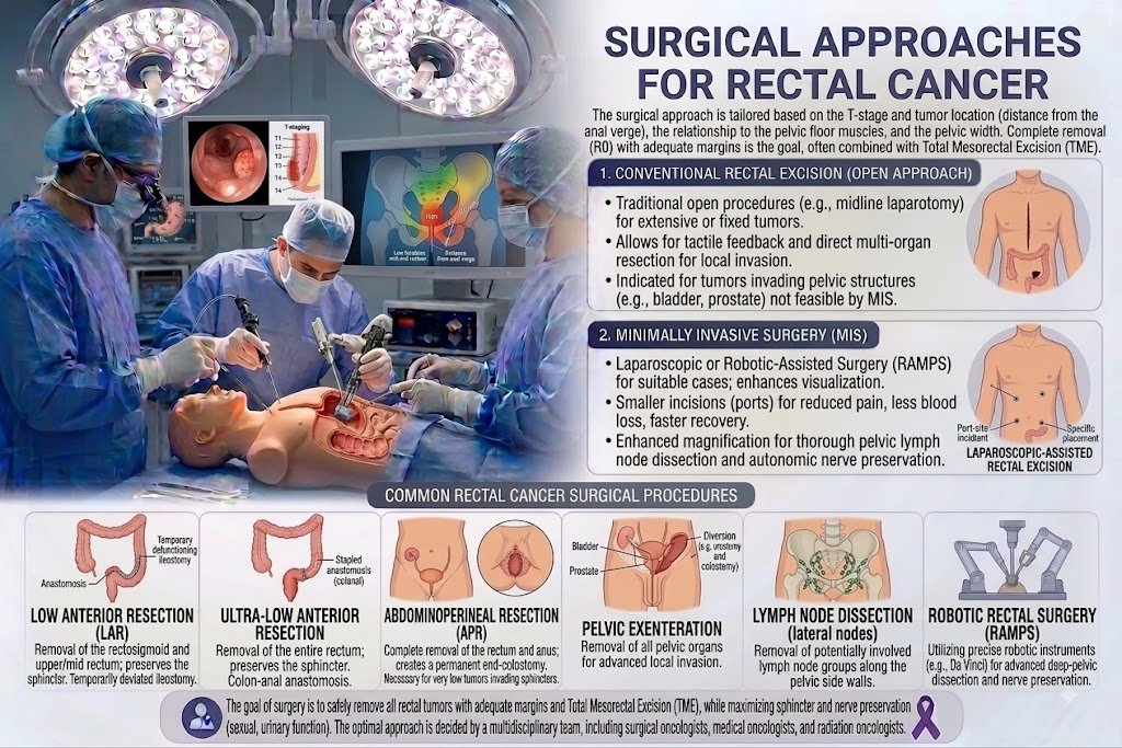Surgical Approaches for Rectal Cancer