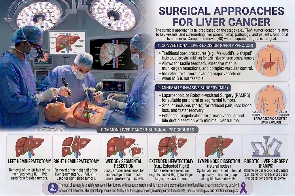 Surgical Approaches for Liver Cancer