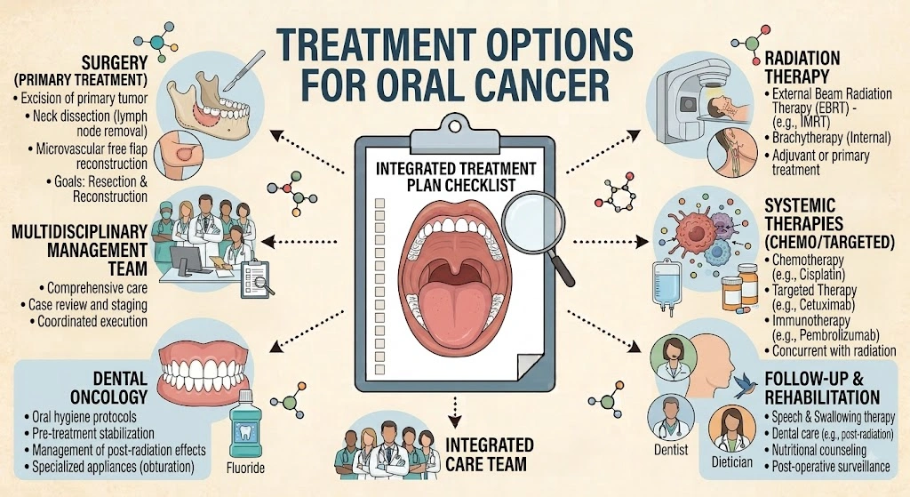 Treatment Options for Oral Cancer