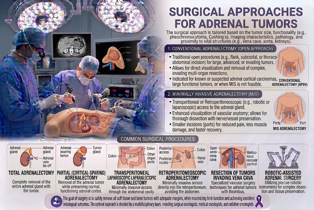 Surgical Approaches for Adrenal Tumors