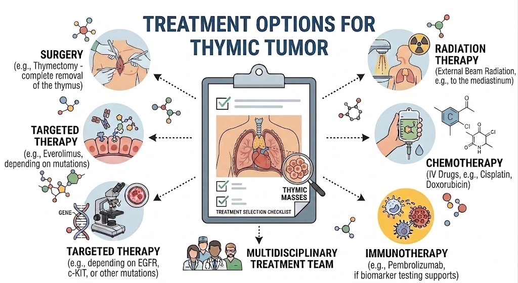 Treatment Options for Thymic Tumor