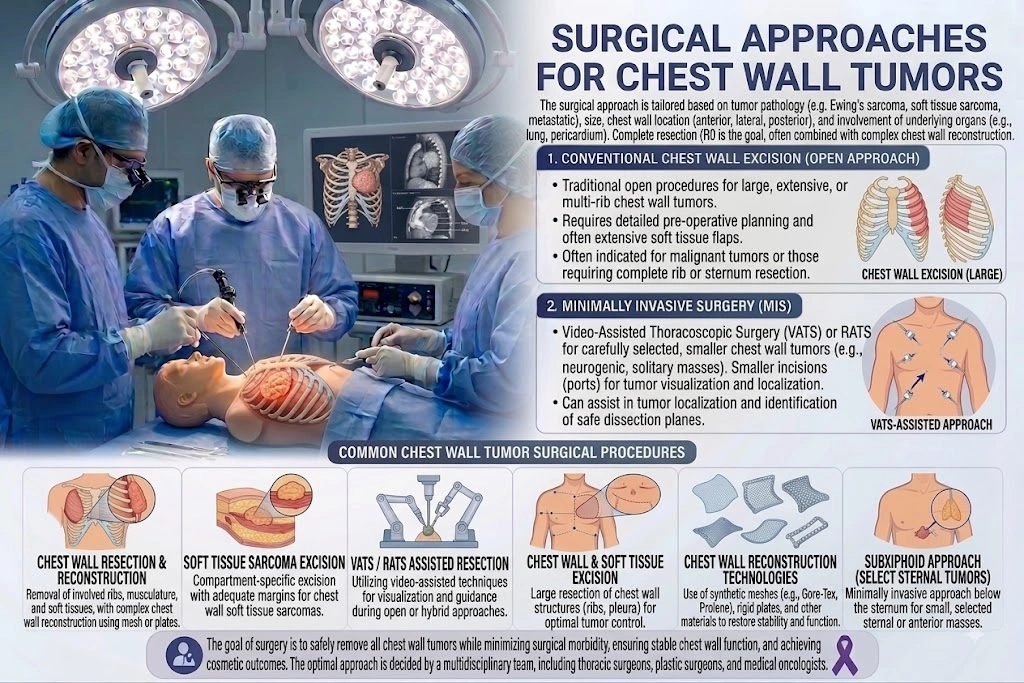 Surgical Approaches for Chest Wall Tumor