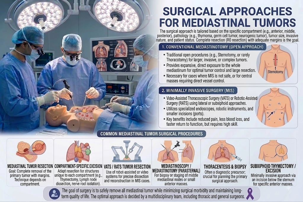 Surgical Approaches for Mediastinal Tumor