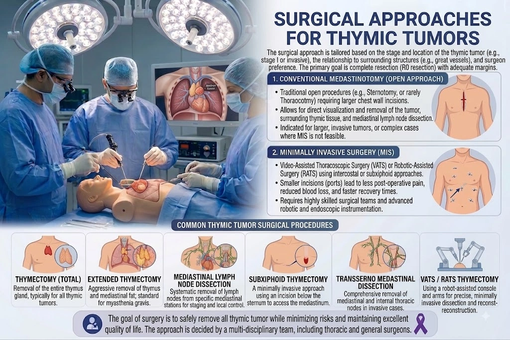Surgical Approaches for Thymic Tumor