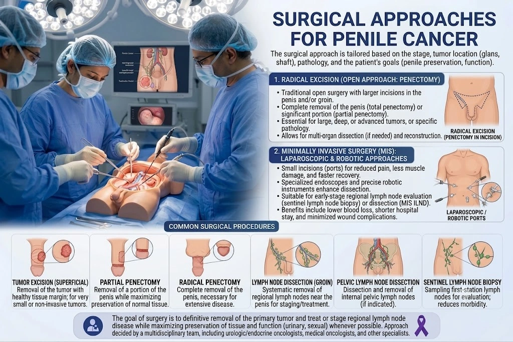 Surgical Approaches for Penile Cancer