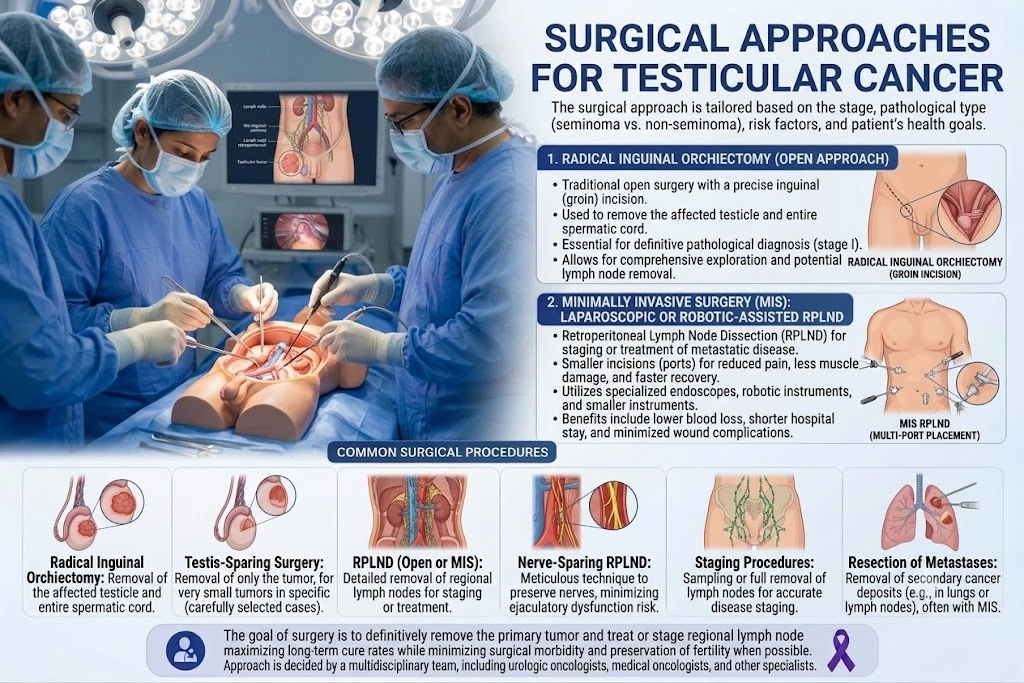 Surgical Approaches for Testicular Cancer
