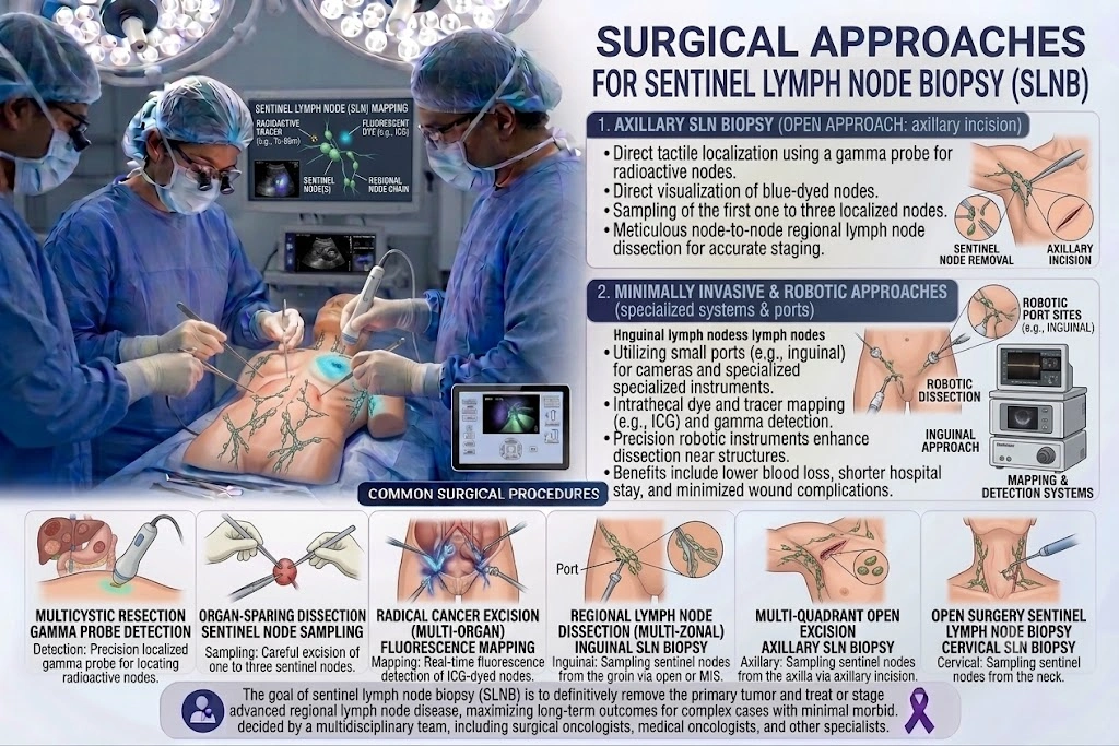 Surgical Approaches for Sentinel Lymph Node Biopsy (SLNB)