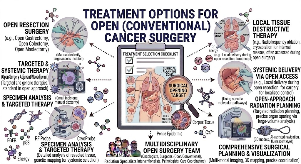 Treatment Options for Open (Conventional) Cancer Surgery