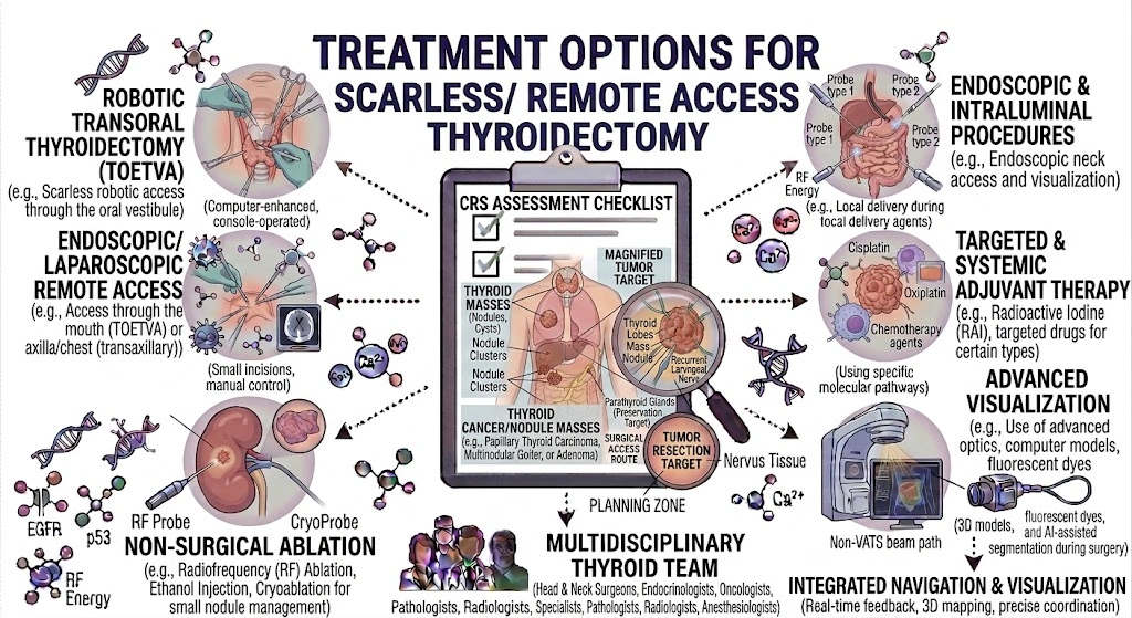 Treatment Options for Scarless/ Remote Access Thyroidectomy